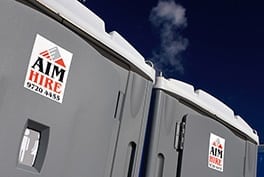 Units for portable toilet hire